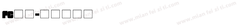 FC黑体字体转换