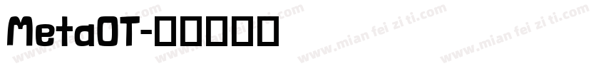MetaOT字体转换