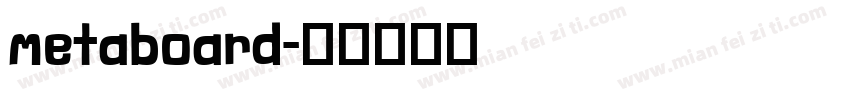 metaboard字体转换