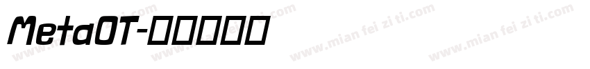 MetaOT字体转换