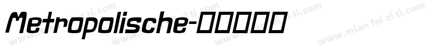 Metropolische字体转换