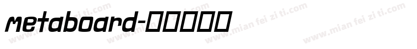 metaboard字体转换