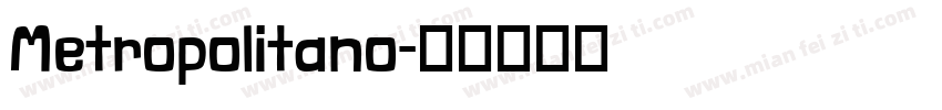 Metropolitano字体转换