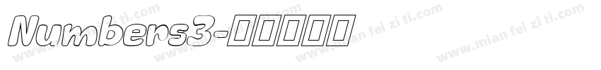 Numbers3字体转换
