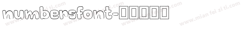 numbersfont字体转换