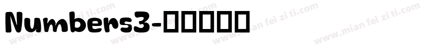 Numbers3字体转换