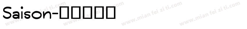 Saison字体转换