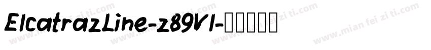 ElcatrazLine-z89Vl字体转换