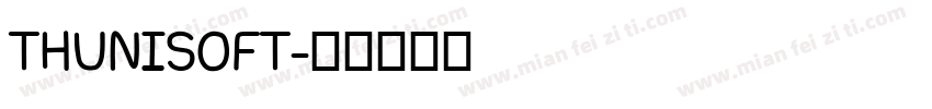 THUNISOFT字体转换