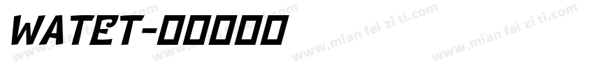 WATET字体转换