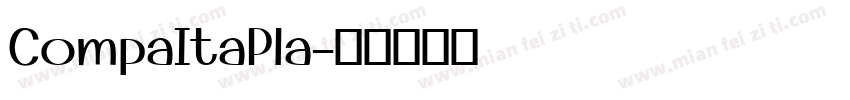 CompaItaPla字体转换