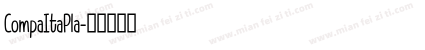 CompaItaPla字体转换