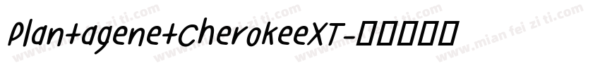 PlantagenetCherokeeXT字体转换