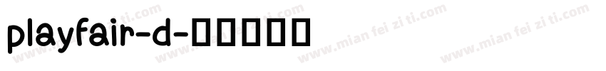 playfair-d字体转换