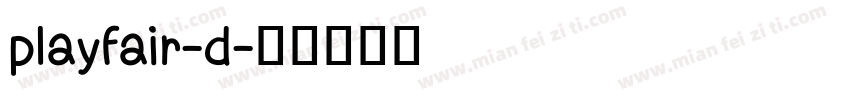 playfair-d字体转换