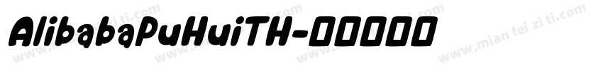 AlibabaPuHuiTH字体转换