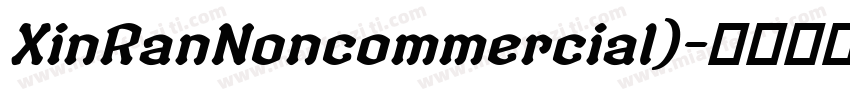 XinRanNoncommercial)字体转换