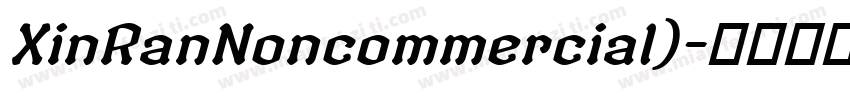 XinRanNoncommercial)字体转换