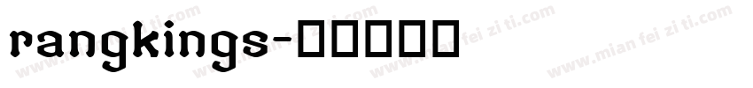 rangkings字体转换