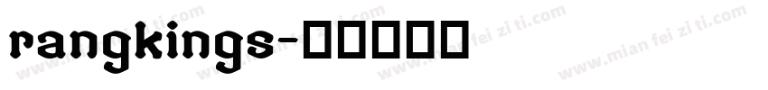 rangkings字体转换