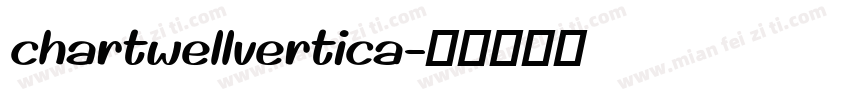 chartwellvertica字体转换