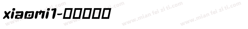 xiaomi1字体转换