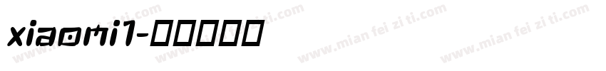 xiaomi1字体转换