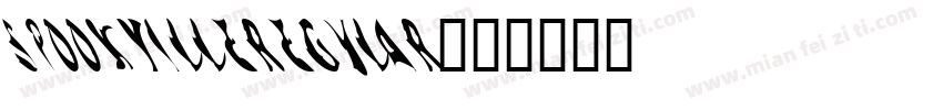 SpookVilleRegular字体转换