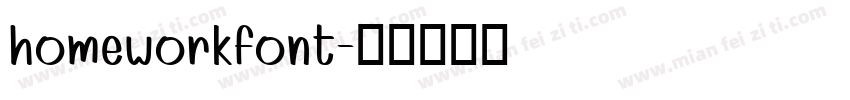homeworkfont字体转换