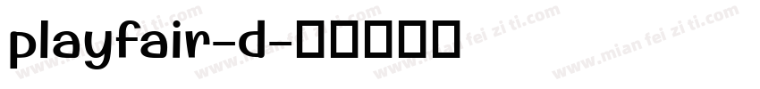playfair-d字体转换