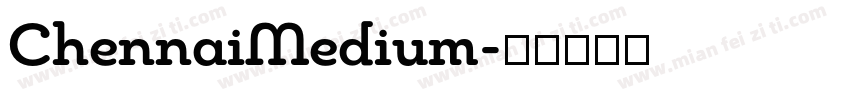 ChennaiMedium字体转换