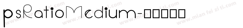 psRatioMedium字体转换