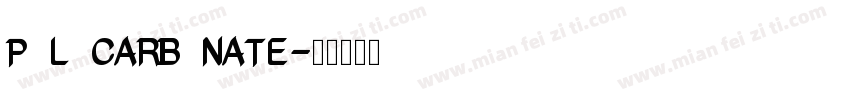 POLYCARBONATE字体转换