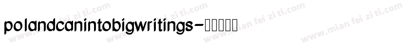 polandcanintobigwritings字体转换
