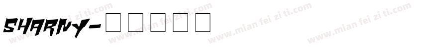 SHARNY字体转换