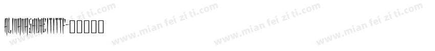 AlimamaShuHeiTittf字体转换