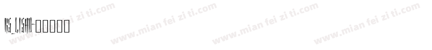 RS_LiShu字体转换