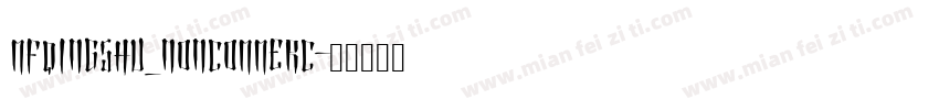 MFQingShu_Noncommerc字体转换