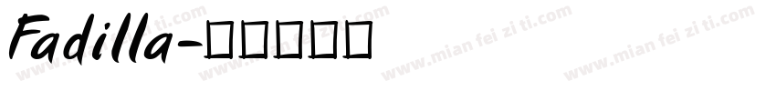Fadilla字体转换