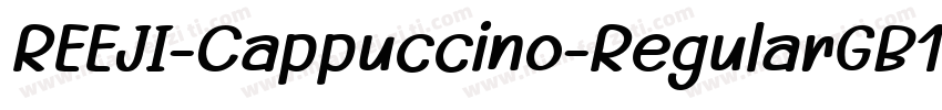 REEJI-Cappuccino-RegularGB10-GBpc-字体转换
