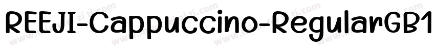 REEJI-Cappuccino-RegularGB10-GBpc-字体转换