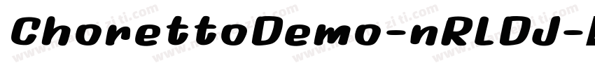 ChorettoDemo-nRLDJ字体转换