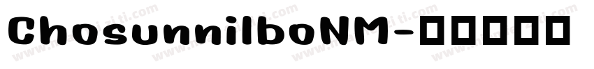 ChosunnilboNM字体转换