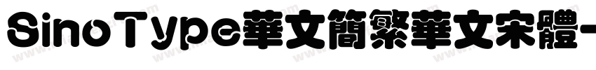 SinoType华文简繁华文宋体字体转换