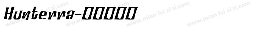 Hunterra字体转换