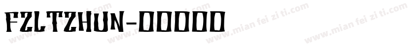 FZLTZHUN字体转换