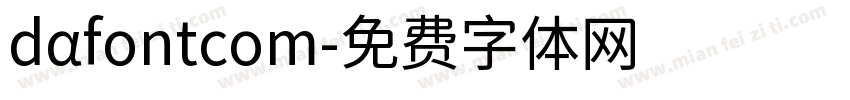 dαfontcom字体转换