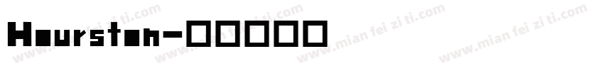 Hourston字体转换
