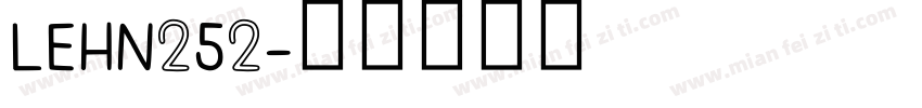 LEHN252字体转换