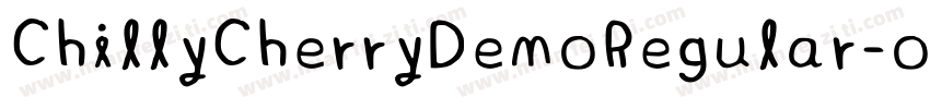 ChillyCherryDemoRegular-o24z字体转换